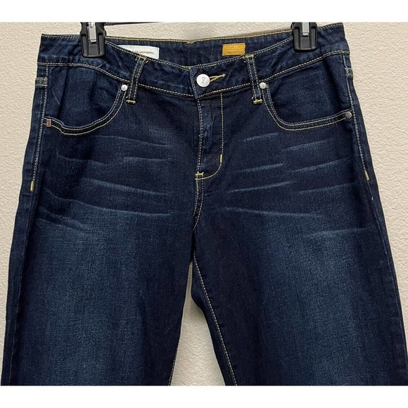 Pilcro and the Letterpress Women’s Low Rise Bootcut Jeans size 28 Dark Wash - Picture 2 of 10